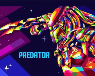 Predator Pop Art diamond painting