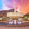 Provo Utah Temple diamond painting