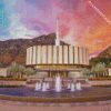 Provo Utah Temple diamond painting