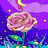 Psychedelic Rose diamond painting