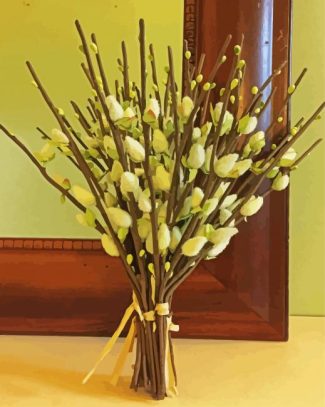 Pussy Willow Bouquet diamond painting