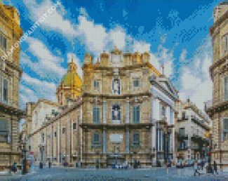 Quattro Canti Sicilia diamond painting