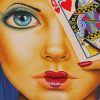 Queen Of Hearts diamond painting