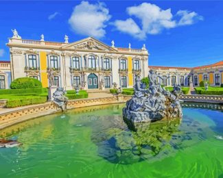 Queluz National Palace Sintra diamond painting