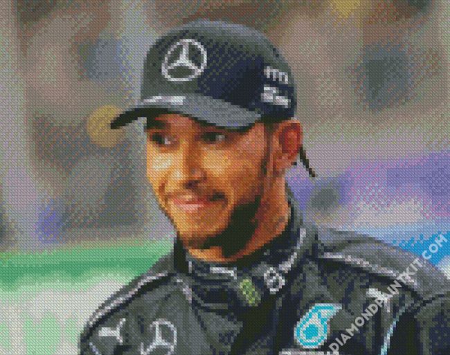 Race Car Driver Sir Lewis Hamilton diamond painting