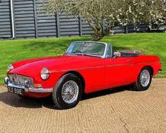 Red Classic MG diamond painting