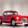 Red Classic MG Car diamond painting