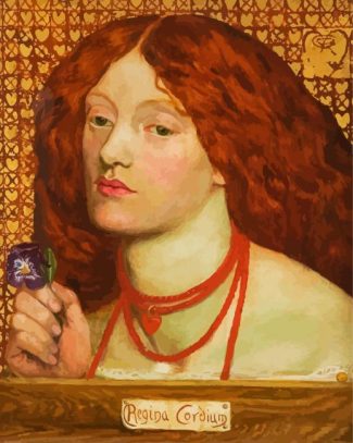 Regina Cordium Rossetti diamond painting