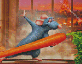 Remy Ratatouille diamond painting