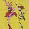 Ribbon Girl And Mechanica diamond painting