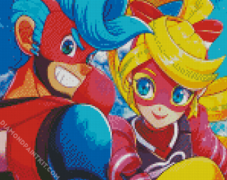 Ribbon Girl And Spring Man diamond painting