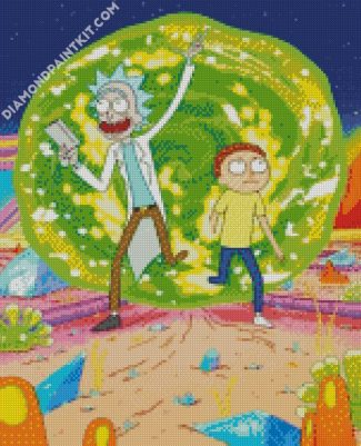 Rick And Morty Adventure diamond painting