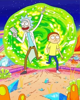 Rick And Morty Adventure diamond painting