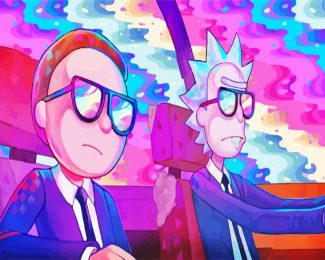 Rick and Morty Animation diamond painting