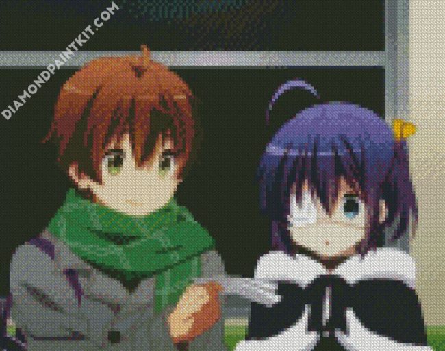 Rikka and yuta diamond painting