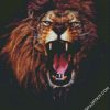 Roaring Lion diamond painting