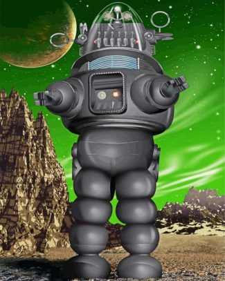 Robby Robot diamond painting