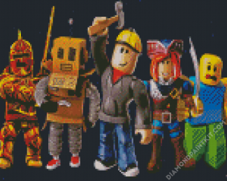 Roblox Characters diamond painting