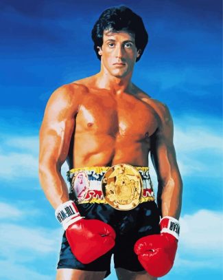 Rocky Sylvester Stallone diamond painting