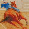 Rodeo Player Girl diamond painting