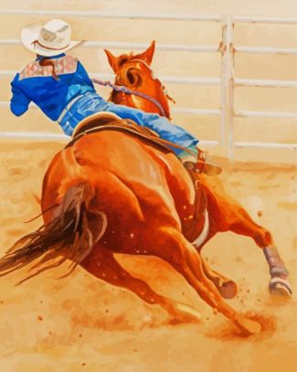 Rodeo Player Girl diamond painting