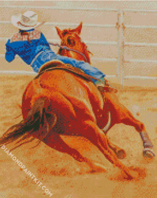 Rodeo Player Girl diamond painting