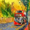 Routemaster art diamond painting