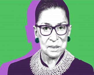 Ruth Bader Ginsburg diamond painting