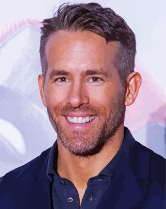 Ryan Reynolds diamond painting