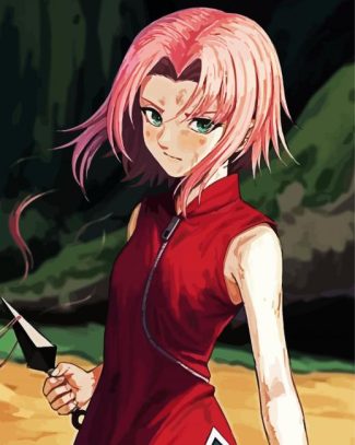 Sakura Haruno diamond painting