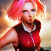 Sakura Haruno diamond painting