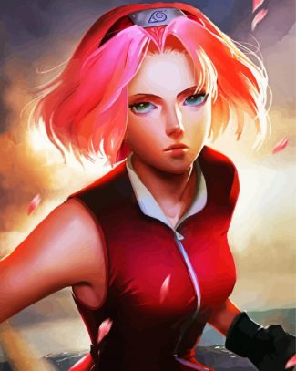 Sakura Haruno diamond painting