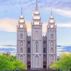 Salt Lake Utah Temple Diamond painting