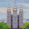 Salt Lake Utah Temple Diamond painting