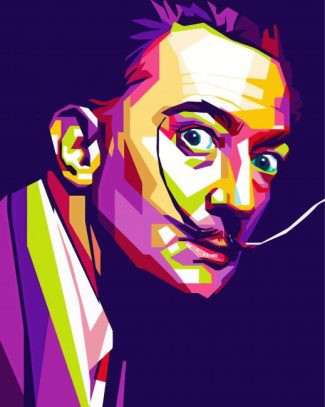 Salvador Dali Pop Art diamond painting