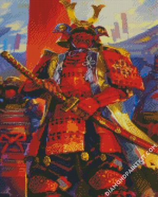 Samurai Kensei diamond painting