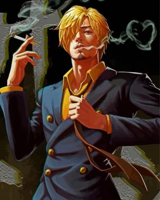 Sanji One Piece Anime diamond painting