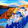 Santorini Thira Seascape diamond painting