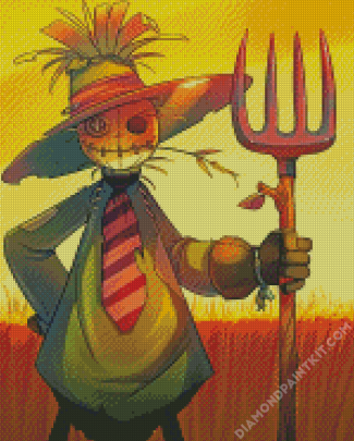 Scarecrow Illustration diamond painting