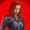 Scarlette Black Widow Movie diamond painting