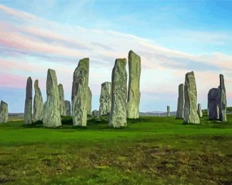 Scotland Standing Stones Callanish diamond painting