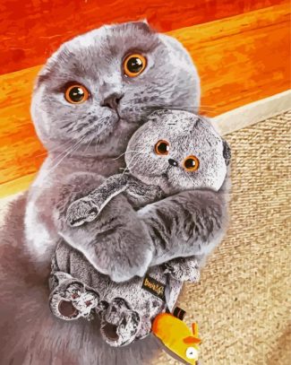 Scottish Fold Cats diamond painting