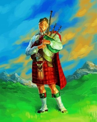 Scottish Man Art diamond painting