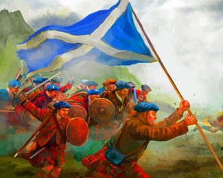 Scottish War diamond painting