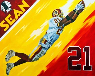 Sean Taylor Redskins diamond painting