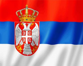 Serbia State Flag diamond painting