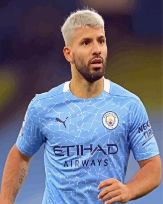 Sergio Aguero Football Sport diamond painting