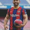 Sergio Leonel Agüero Del Castillo FCB diamond painting