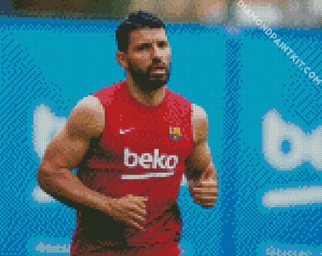 Sergio Leonel Agüero Del Castillo diamond painting