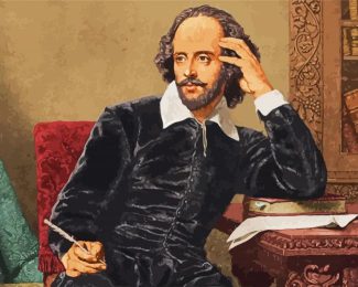 Shakespeare diamond painting